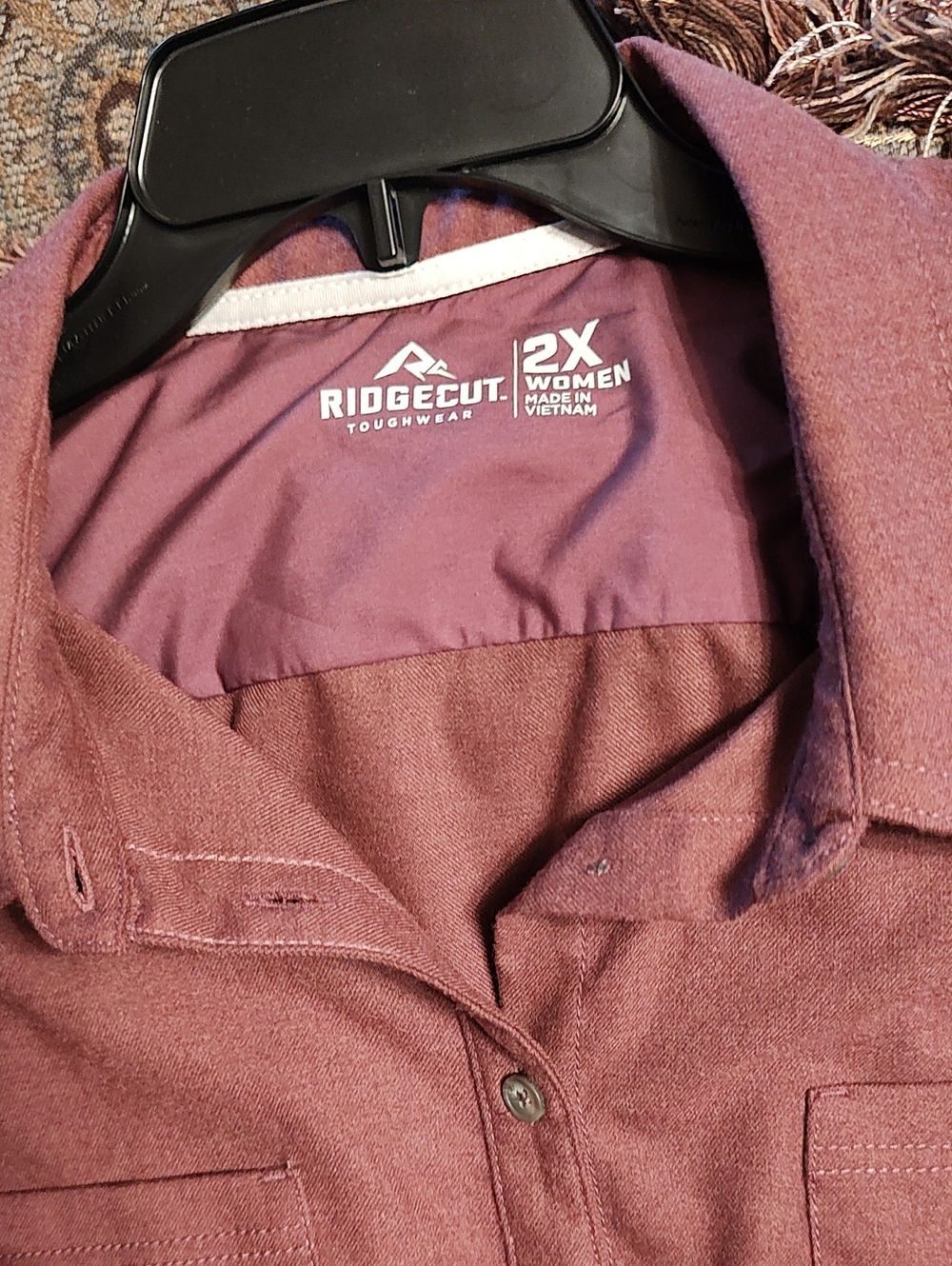 Men's  2X Mauve Utility Jacket